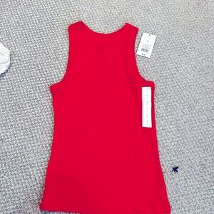 A new day tank - red/orange